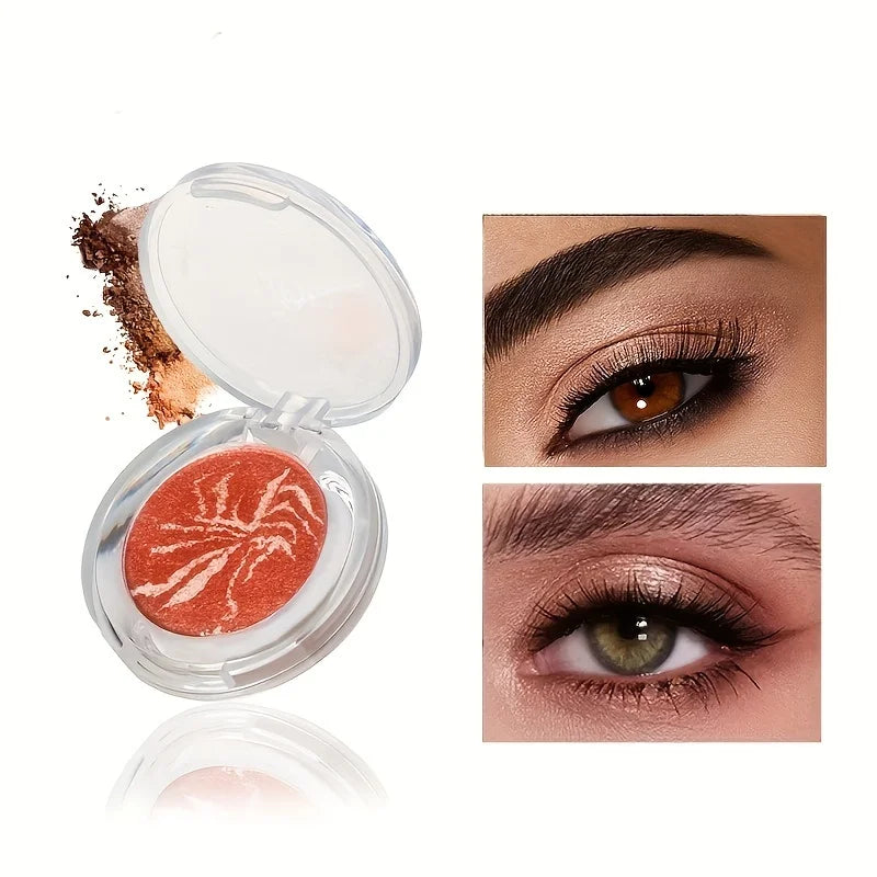 Dynamic Waterproof Eye Shadow Palette - Glitter Eyeshadow Pearlescent Highlighter Powder for Bright Shiny Makeup Look