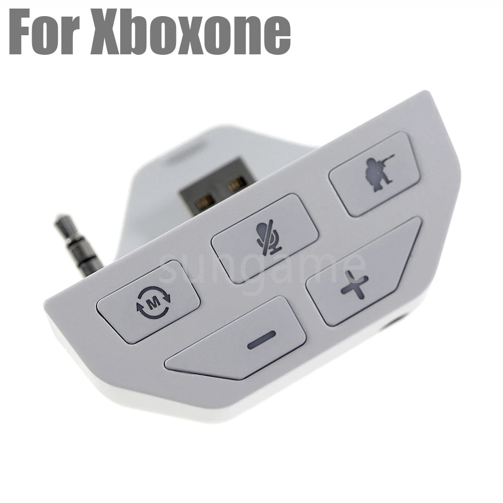 1pc Audio for Xbox One XboxSeries S X Controller Stereo Headset Adapter Headphone Converter