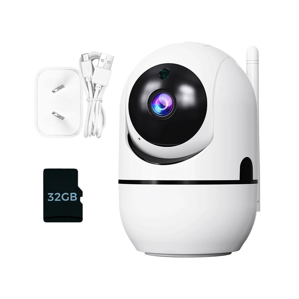 3MP WiFi IP Camera Pan-Tilt Home Security Camera 2.4GHz WiFi Two Way Audio Motion Detection Night Vision Alarm Push Surveillance